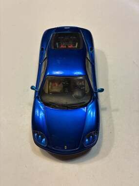 New Hot Wheels Whips Customized Ferrari 360 Modena Blue Car Die Cast 1:18 VHTF!